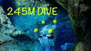 Awesome Cave Dive Narration Details 245m Cave Dive