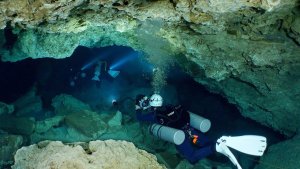 Cavern Diving Tajma Ha Cenote in Mexico