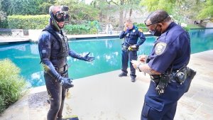 Stopped By Police Diving For Urban Treasure