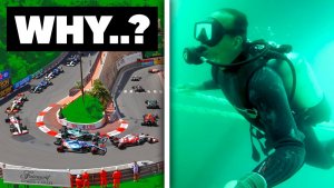 Monaco Grand Prix & Scuba Divers