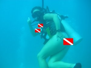 Naked Scuba Diving Is Trending
