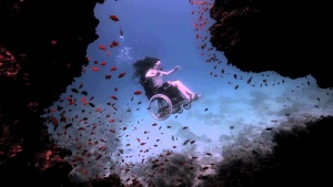 Underwater Wheelchair for disabled Scuba Divers (Video)