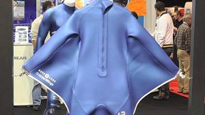 Underwater Winged Wetsuit [videos]